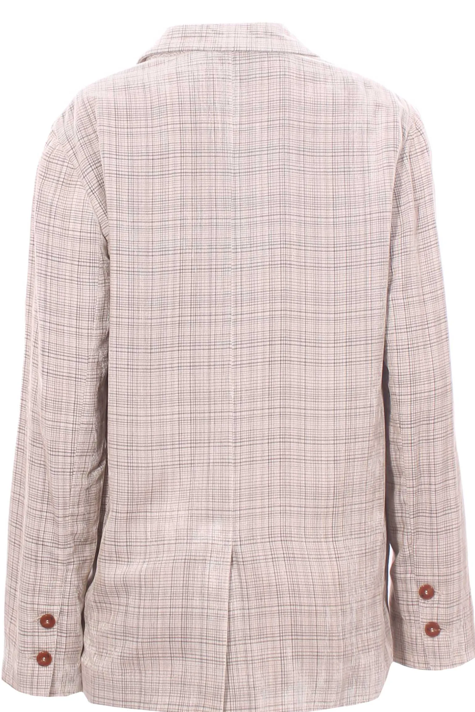 Giacca doppiopetto velvet check