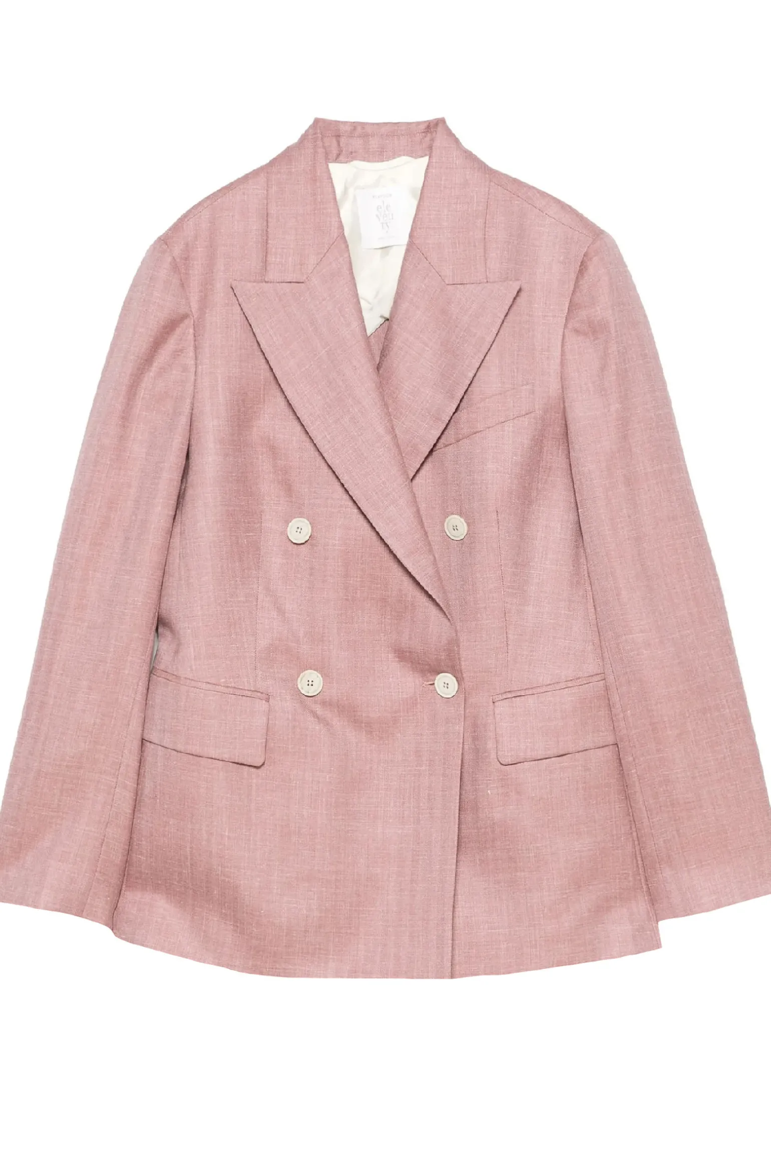 giacca lunga in lana seta e lino softime loropiana