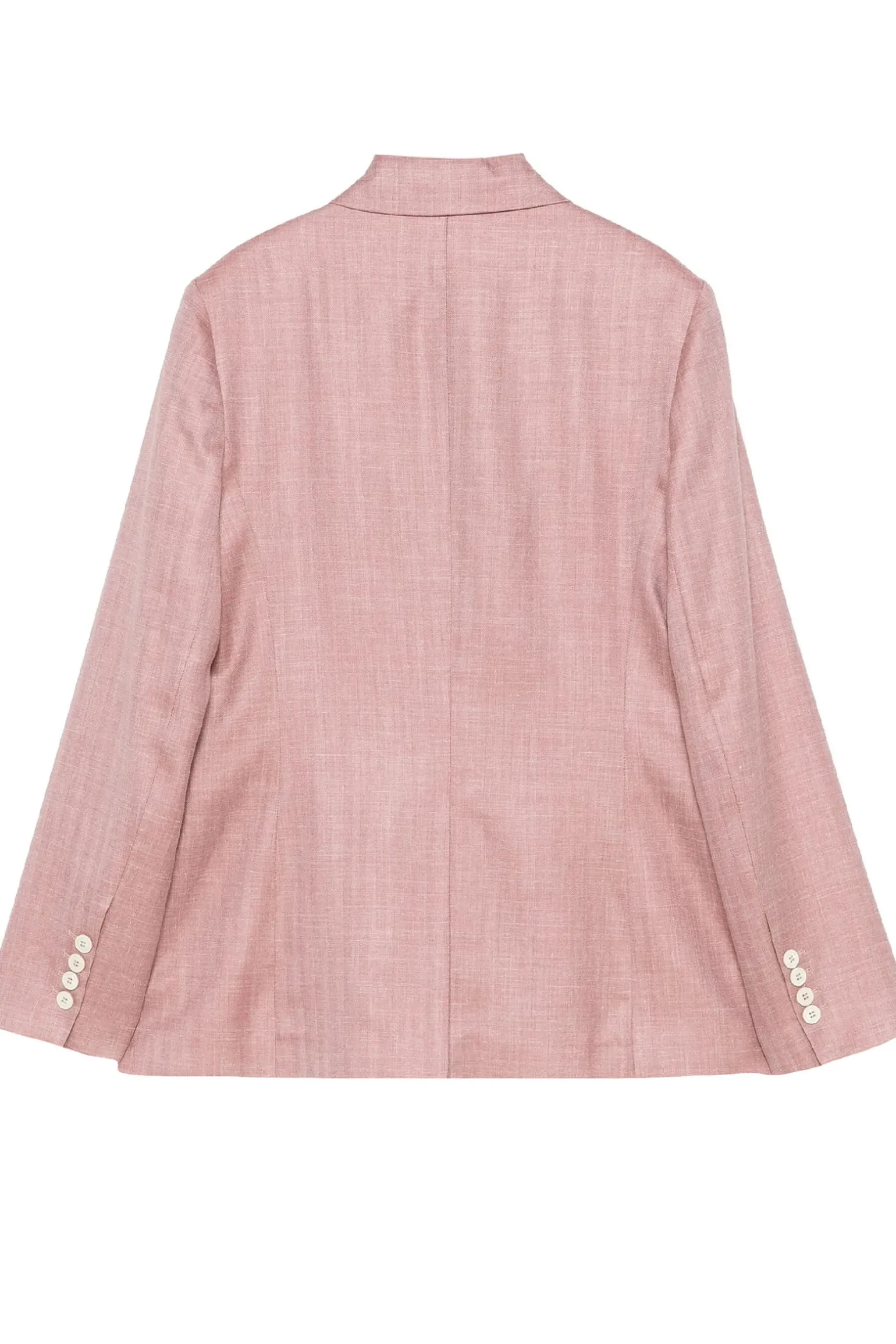 giacca lunga in lana seta e lino softime loropiana