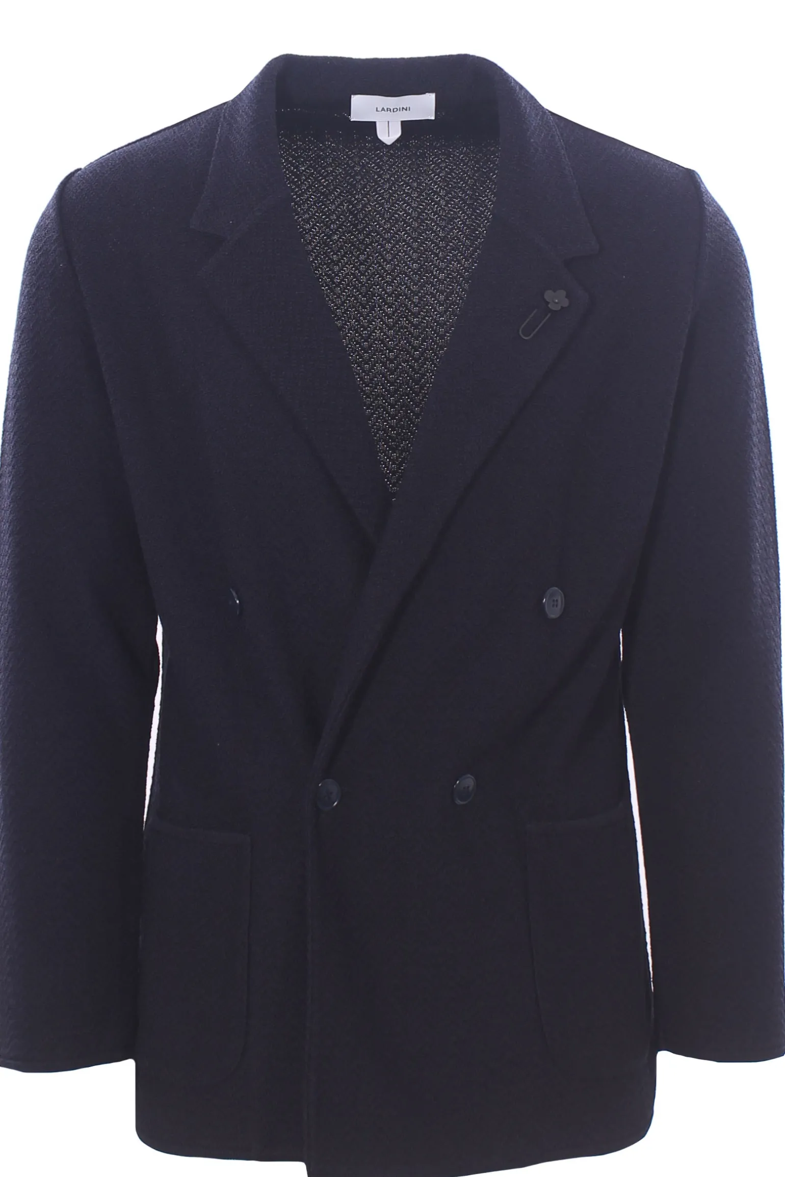 giacca maglia in cotone armaturato