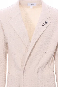 giacca maglia in cotone armaturato