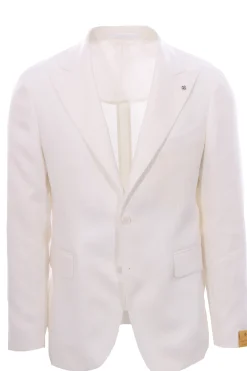 Giacca vesuvio in lino natural stretch