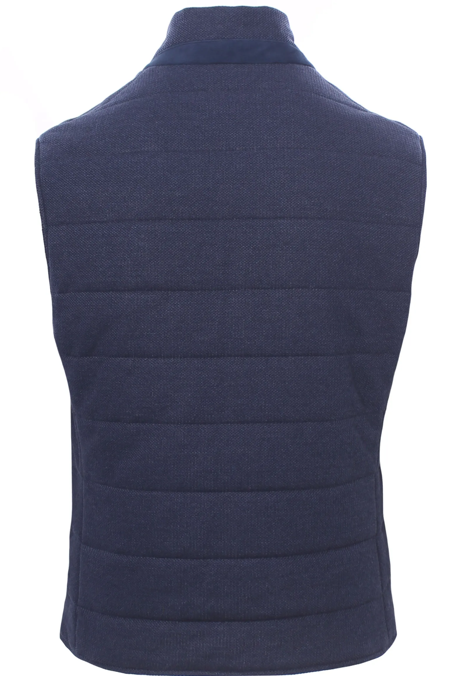 gilet reversibile in lino e cotone