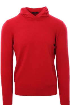 Girocollo cappuccio in lana e cashmere