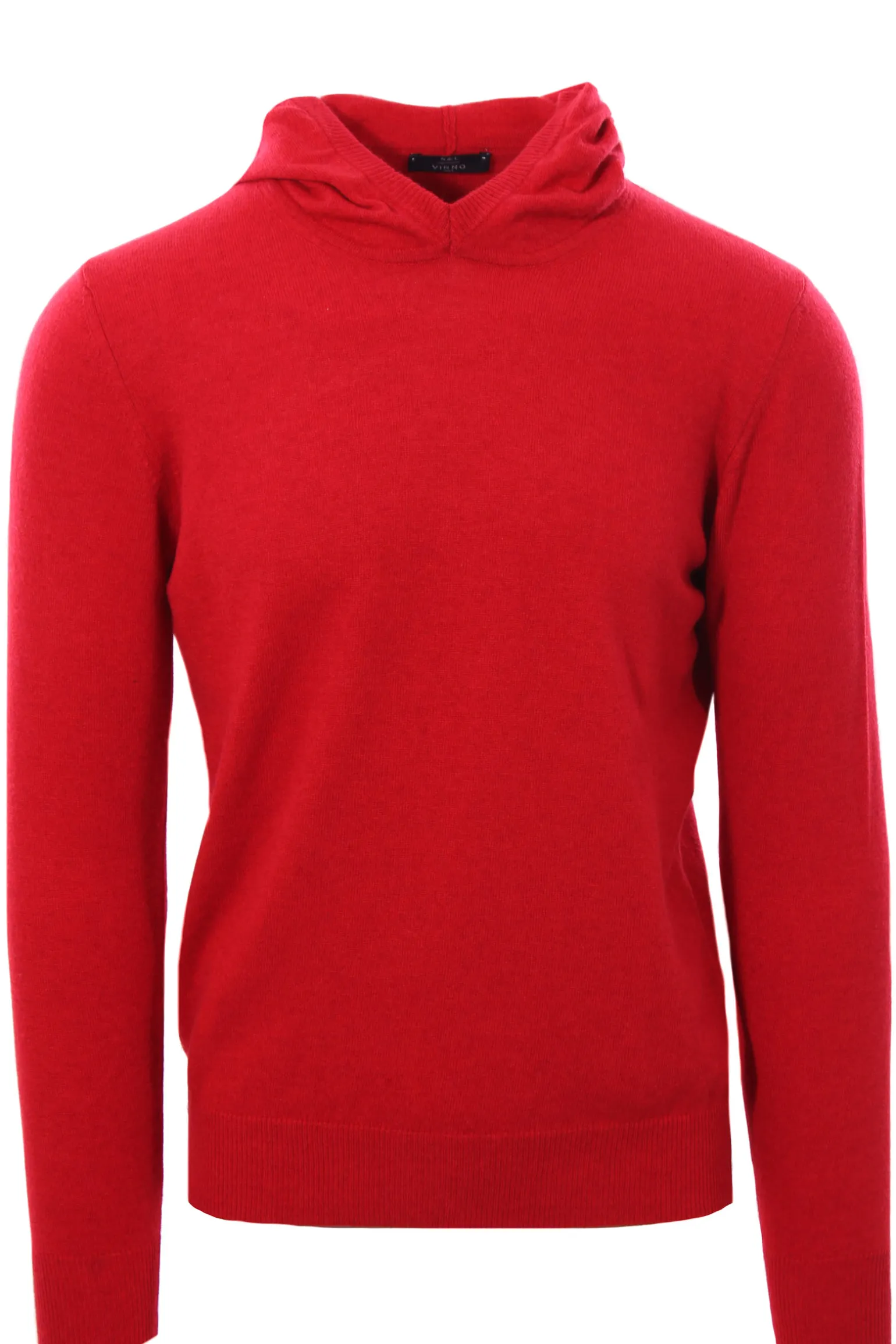 Girocollo cappuccio in lana e cashmere