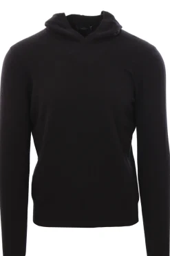 Girocollo cappuccio in lana e cashmere