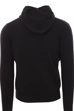 Girocollo cappuccio in lana e cashmere