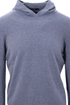 Girocollo cappuccio in lana e cashmere