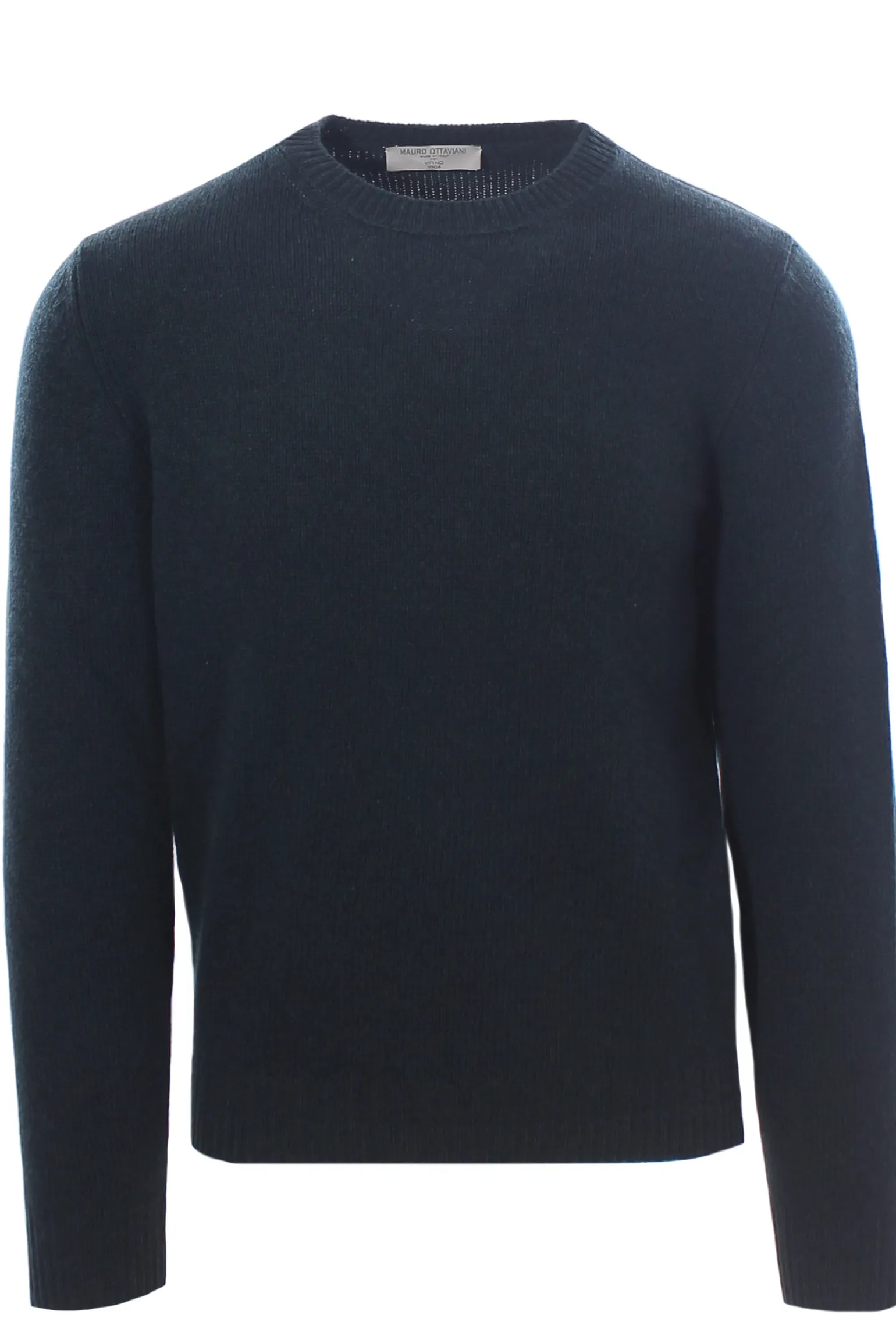 girocollo in green cashmere