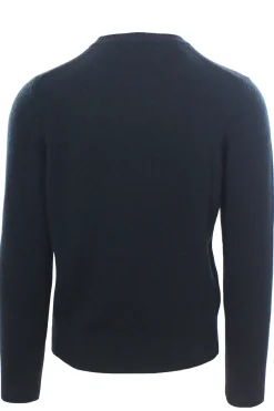 girocollo in green cashmere