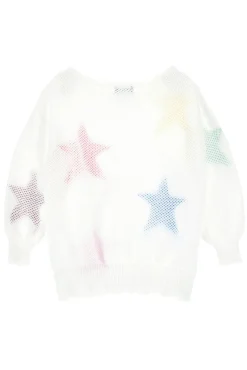 Girocollo traforato con stelle