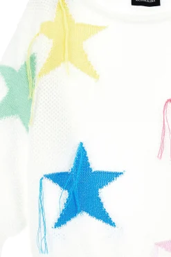 Girocollo traforato con stelle