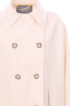 Giubbino doppiopetto in nylon di cotone