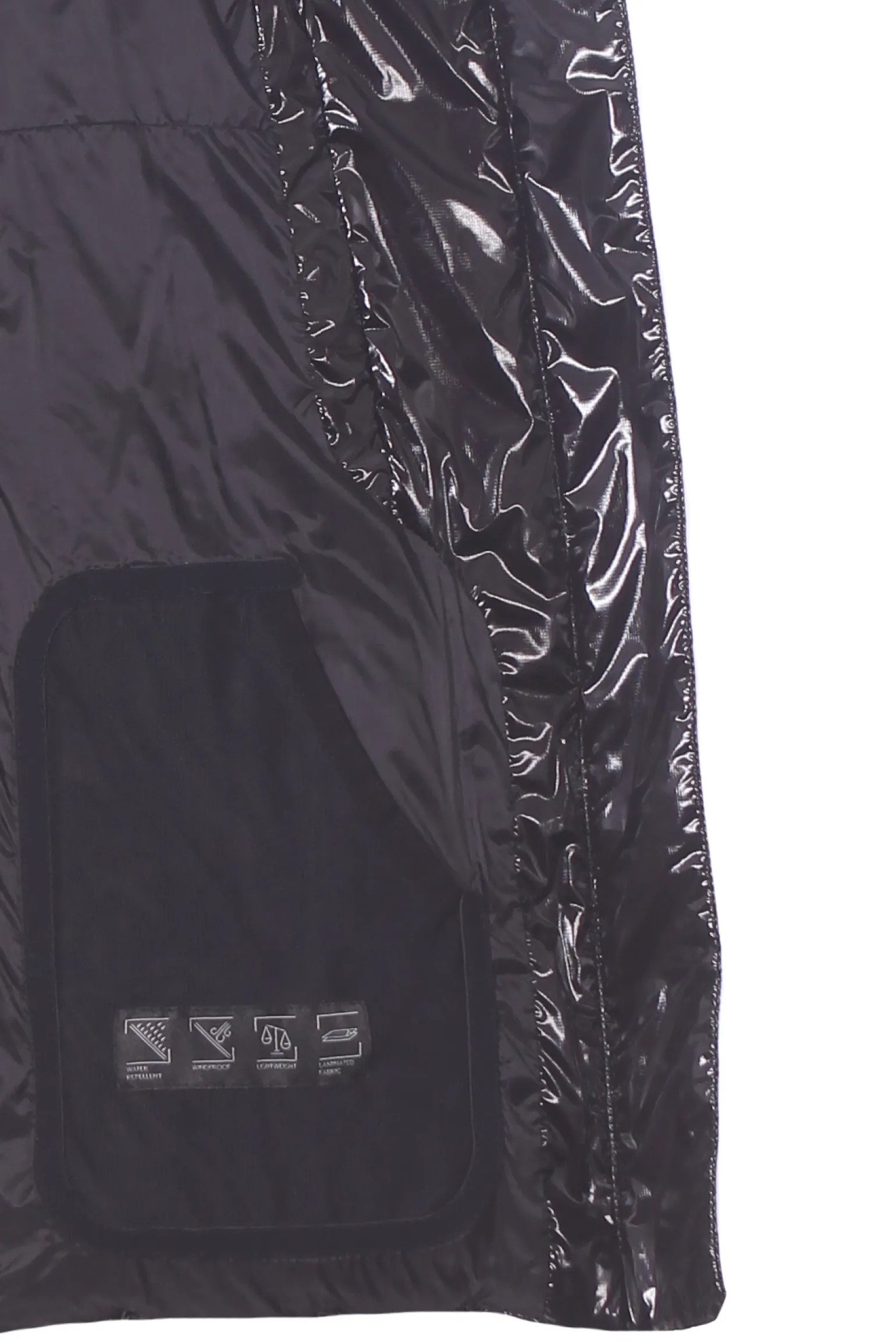 Giubbino laminar in gore-tex lucido
