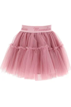 Gonna in tulle con balze