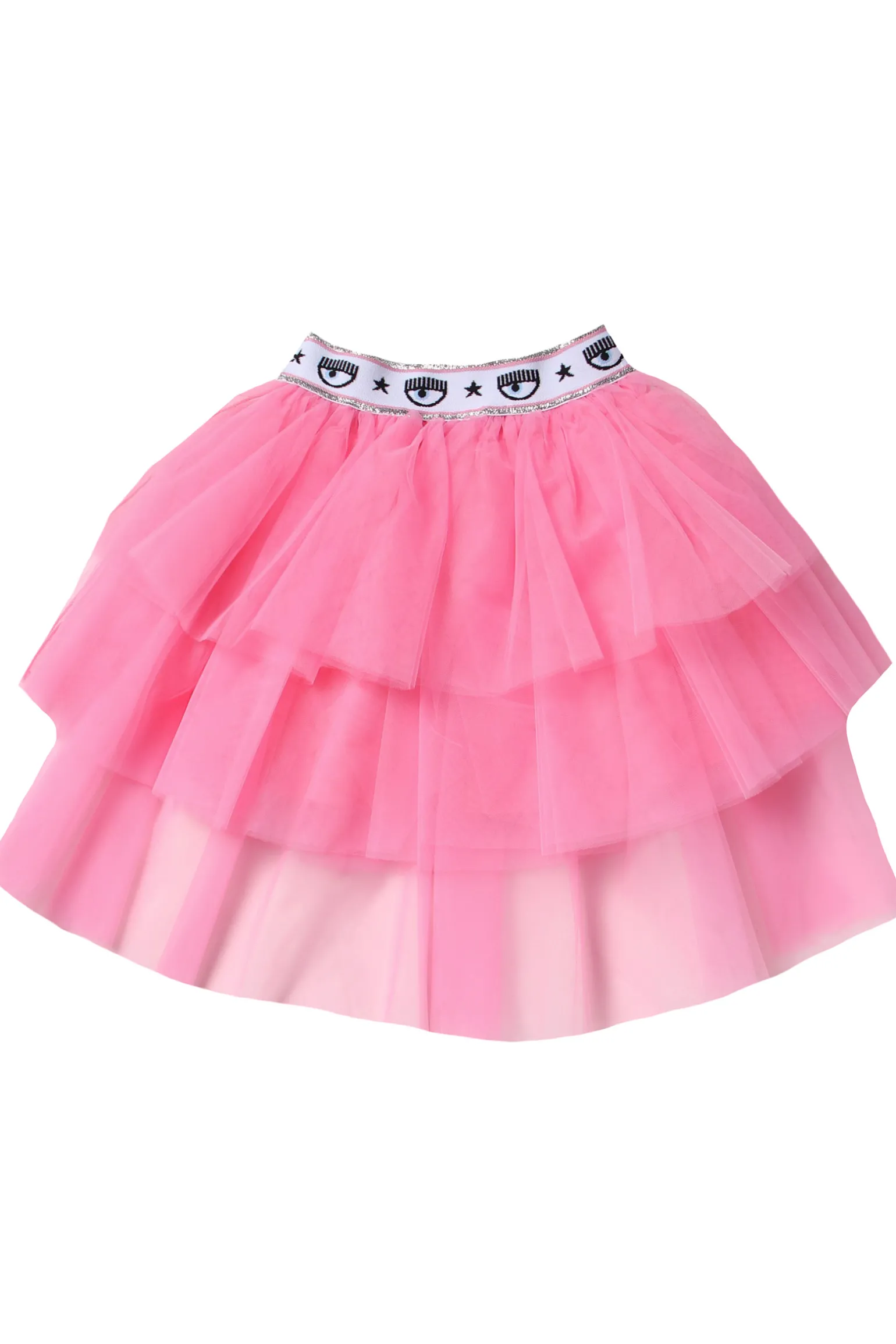 Gonna in tulle con frange