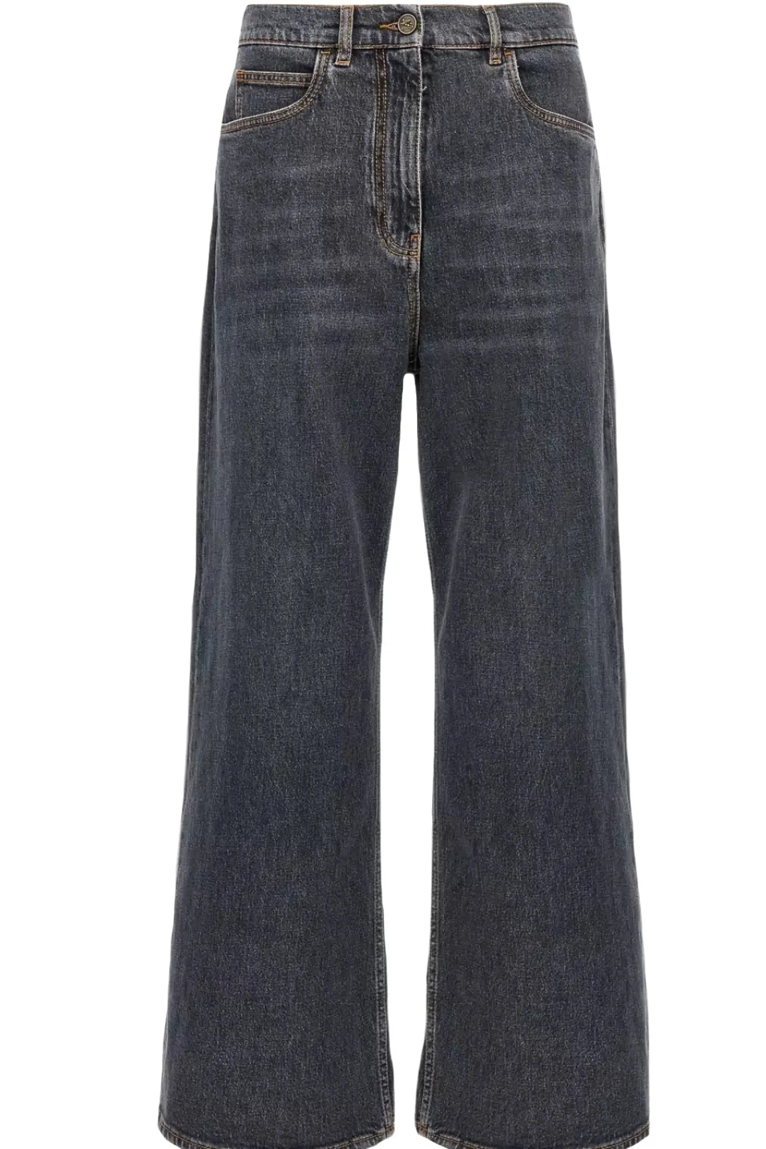 Jeans cinque tasche vita alta