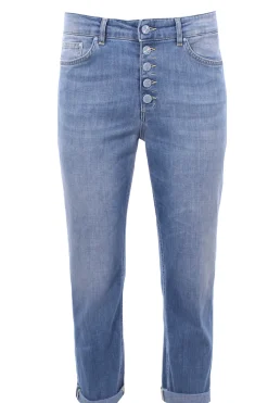 Jeans koons bottoni gioiello