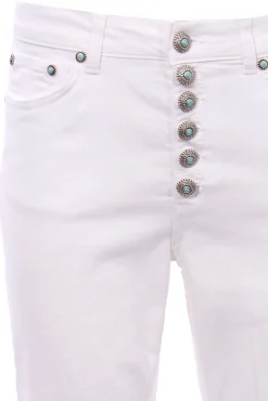 Jeans koons gioiello in denim di cotone