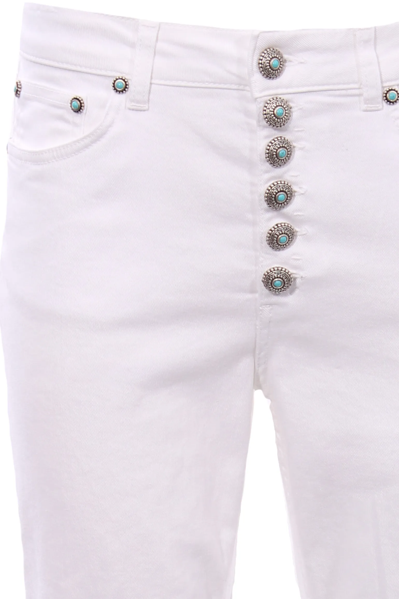 Jeans koons gioiello in denim di cotone