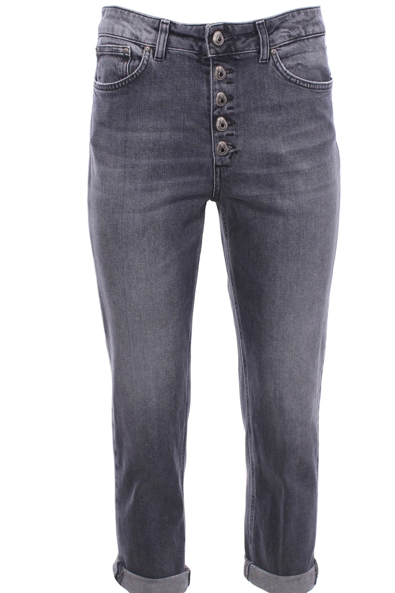 Jeans koons gioiello in denim di cotone