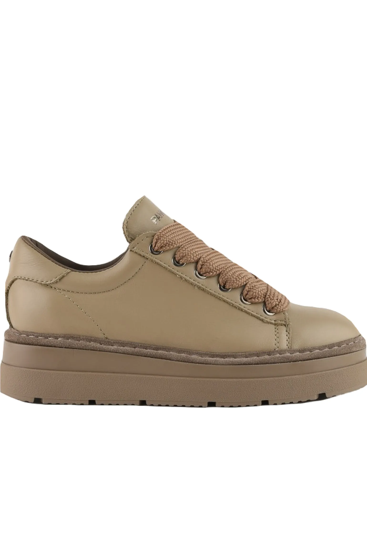 Lace-up leather