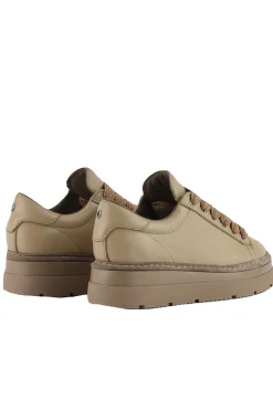 Lace-up leather