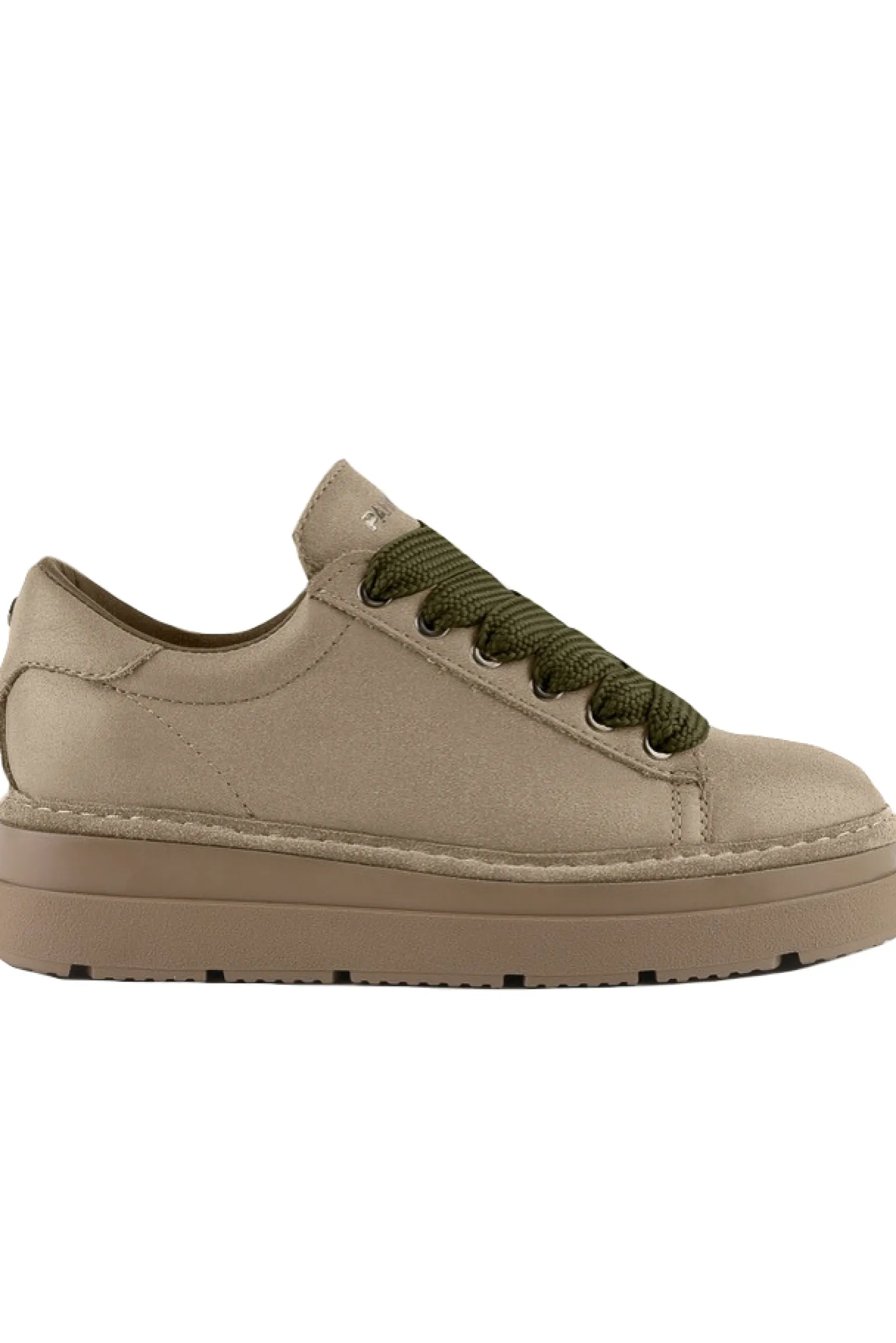 Lace-up suede microfibre lining