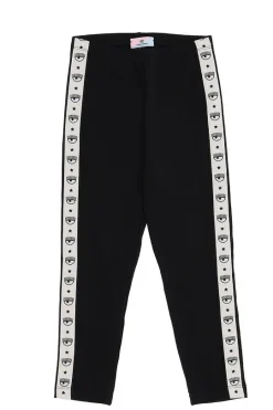 Leggings con banda logato