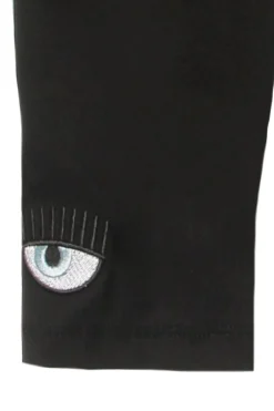 Leggings in cotone stretch occhio