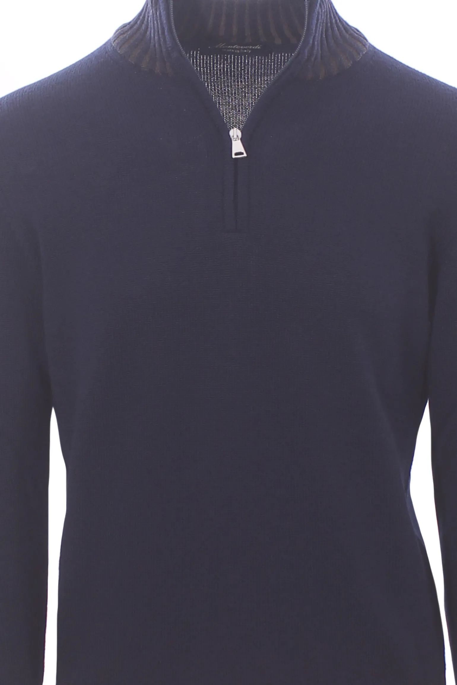 lupo zip bordi vanisè in lana merino