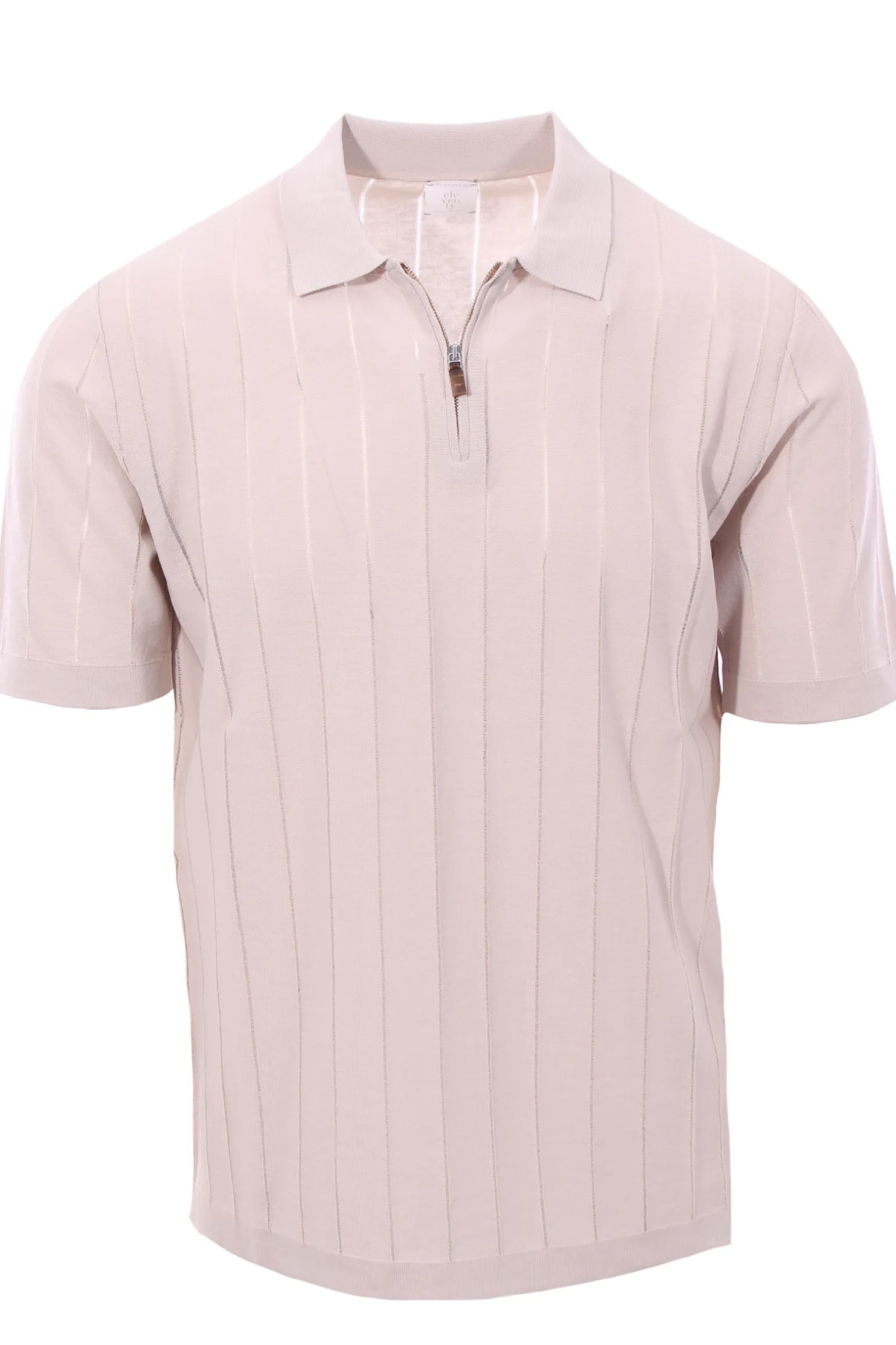 Maglia polo con zip