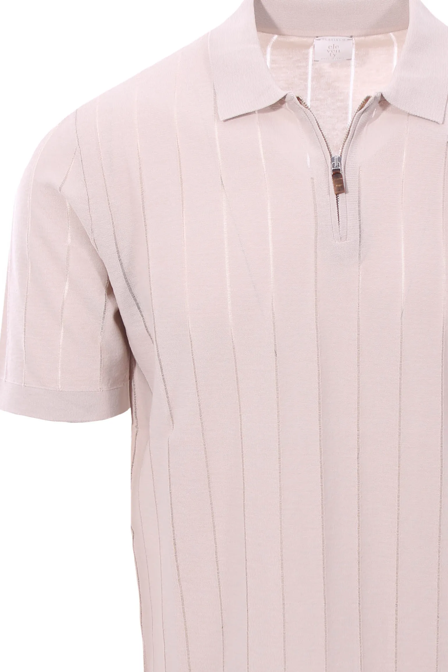 Maglia polo con zip