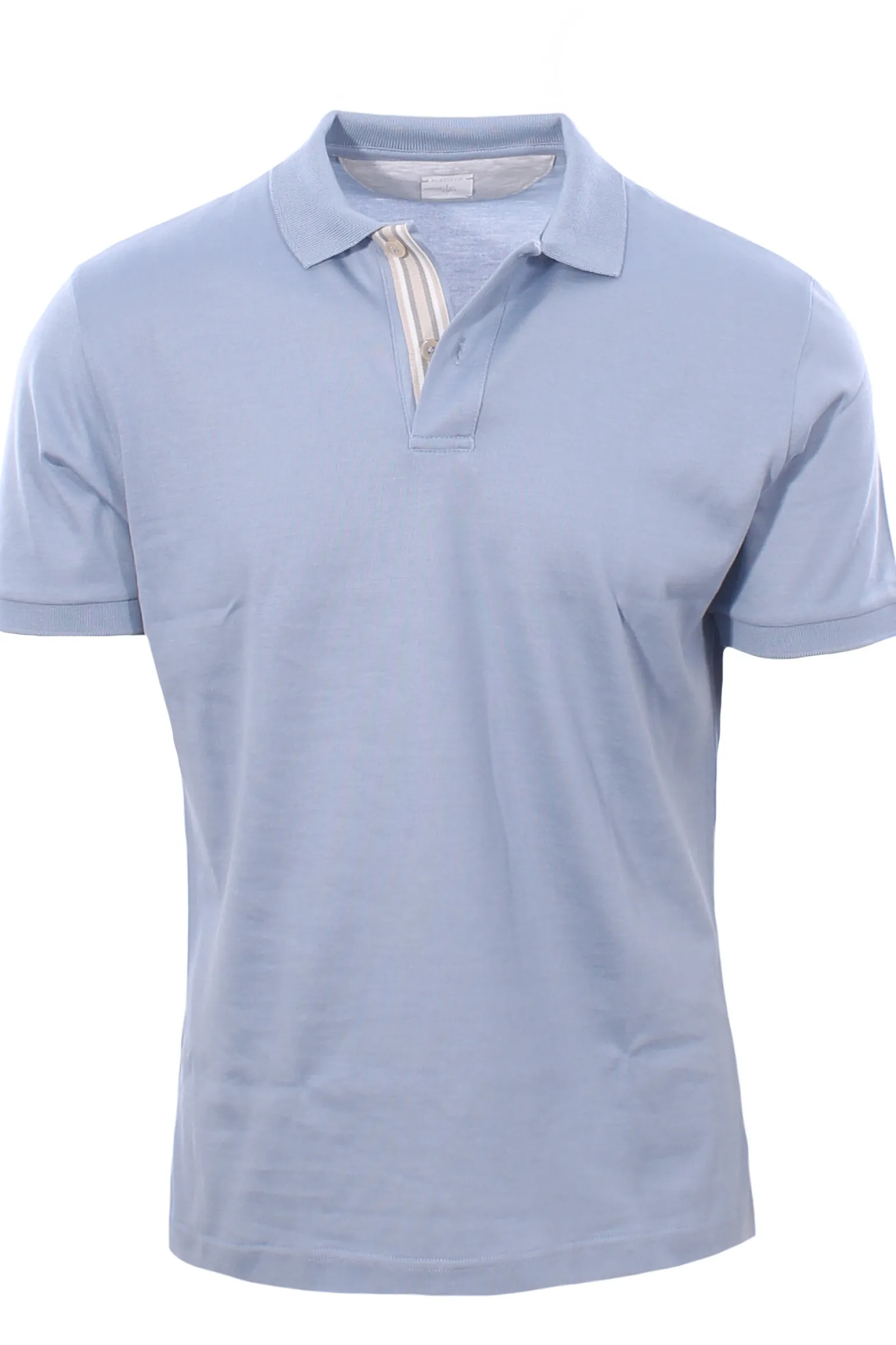 maglia polo in jersey di cotone