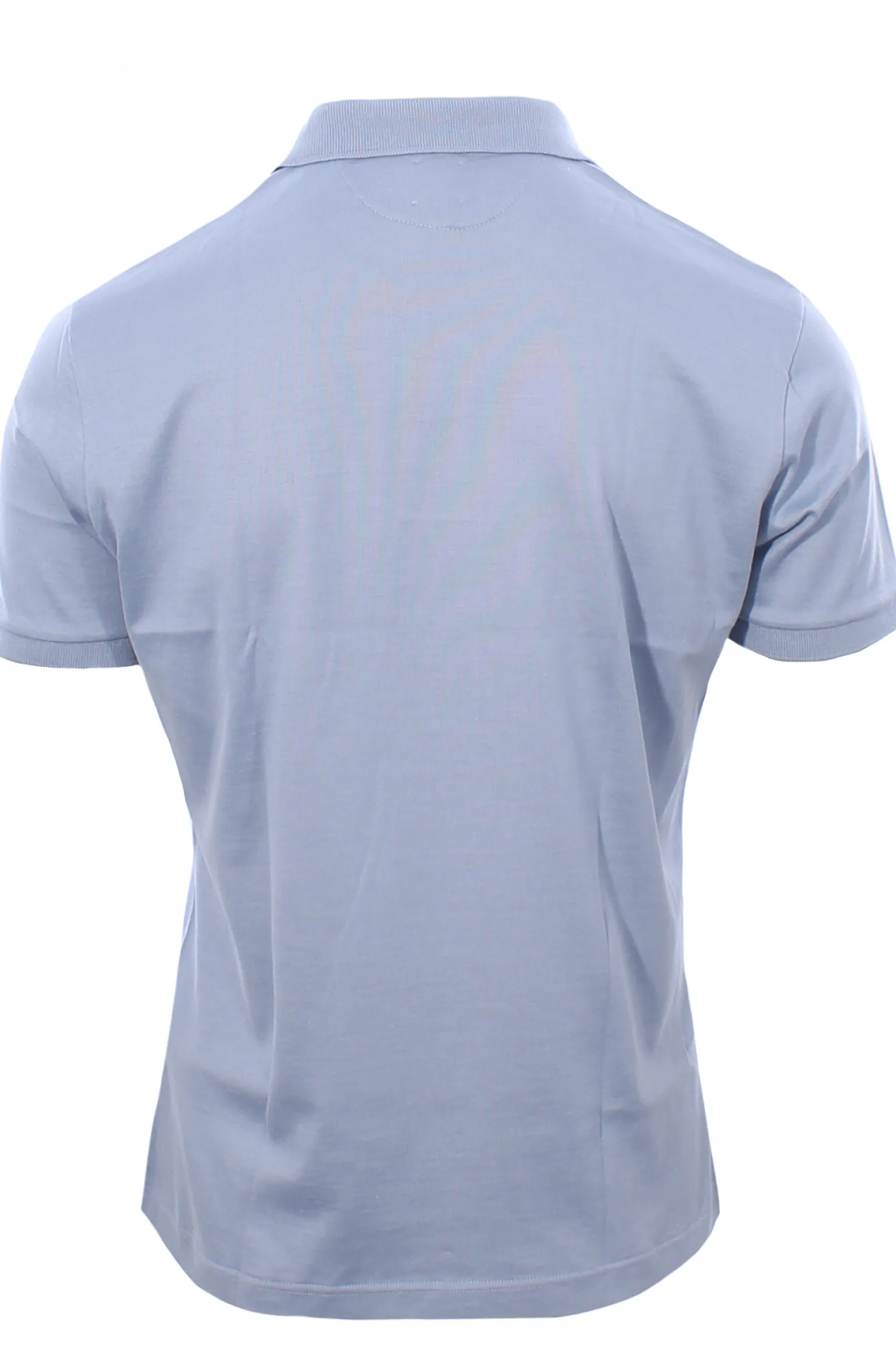 maglia polo in jersey di cotone