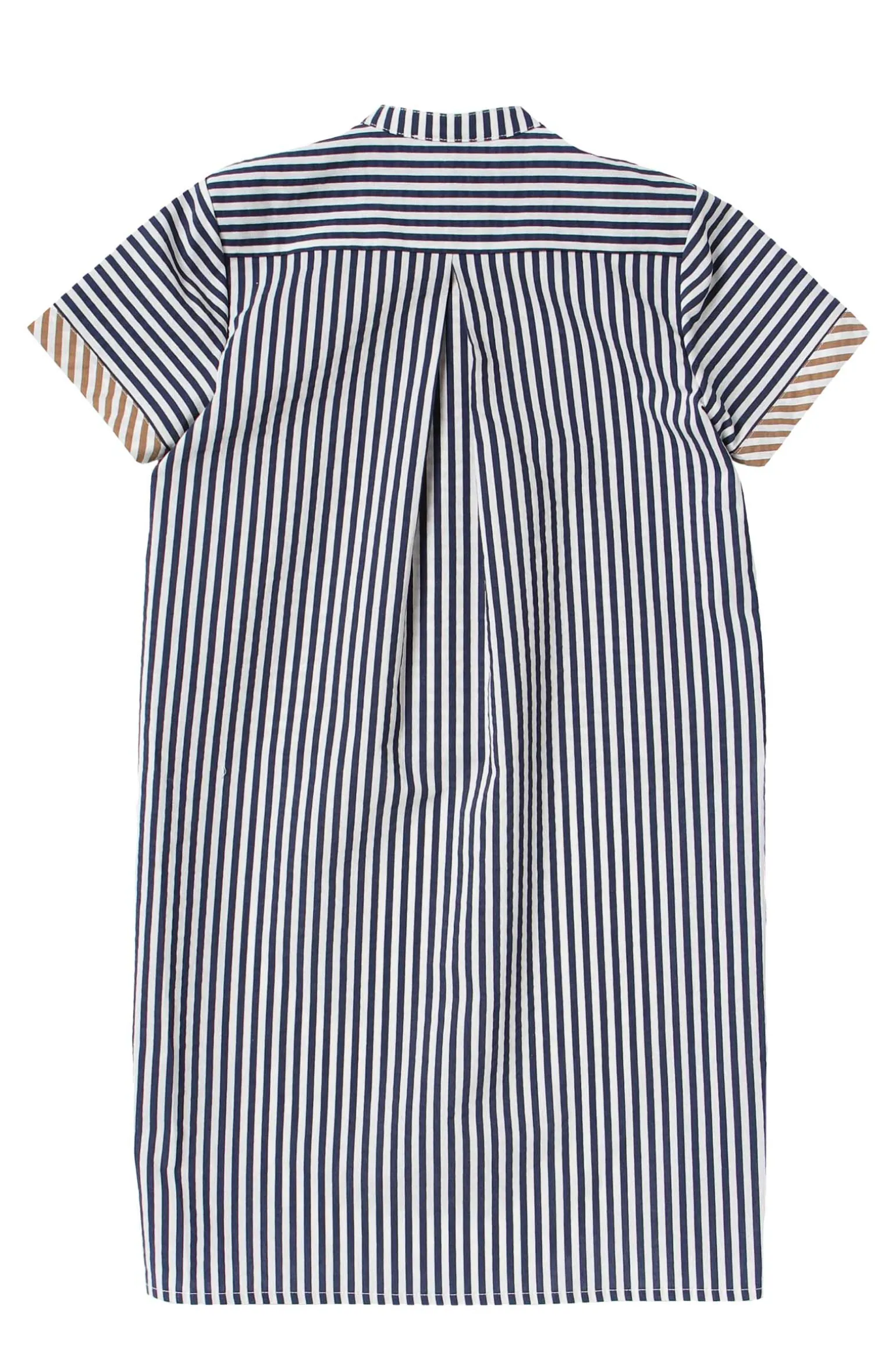 Maxi camicia rigata
