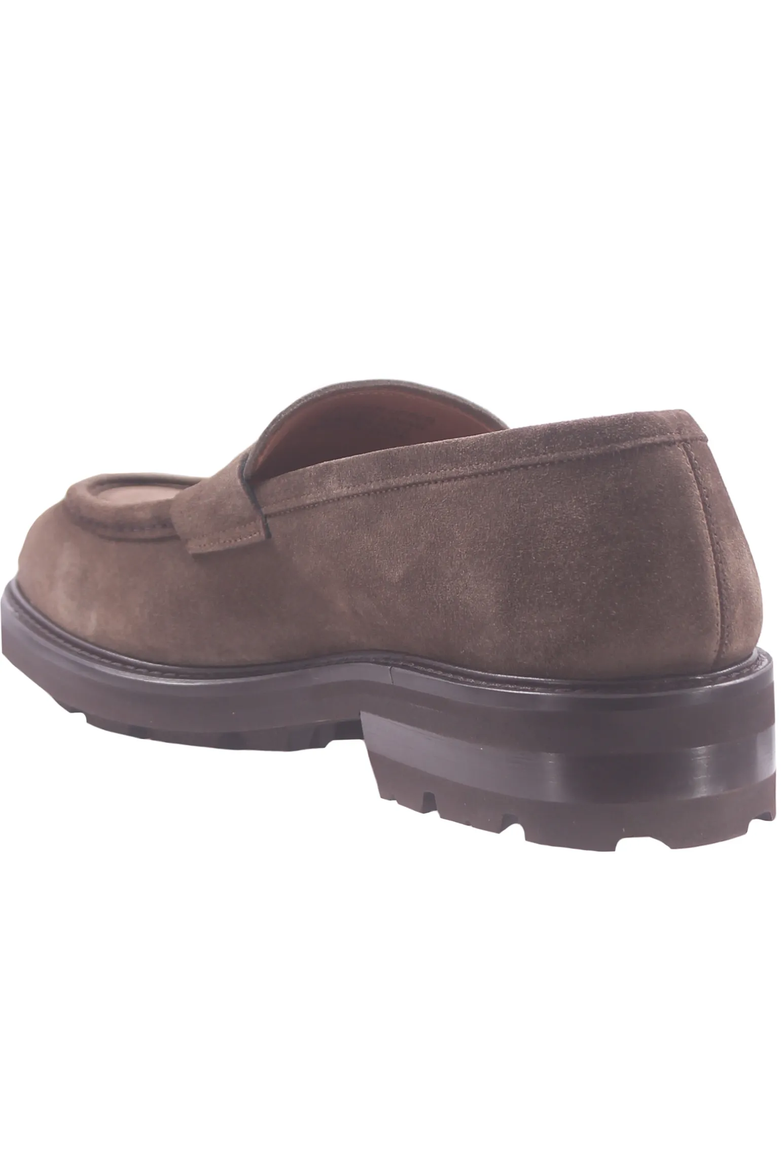 mocassino in camoscio brushed