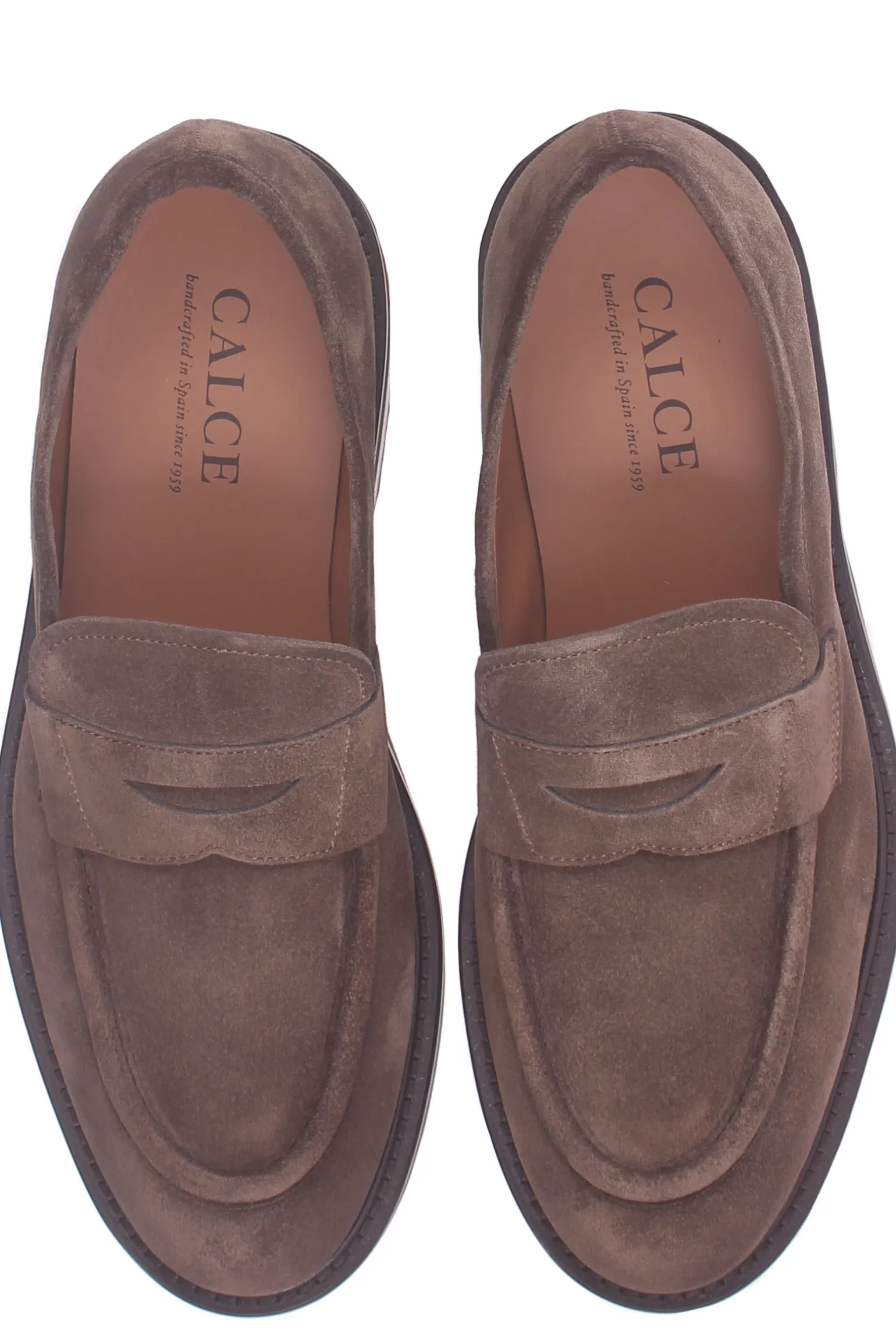 mocassino in camoscio brushed