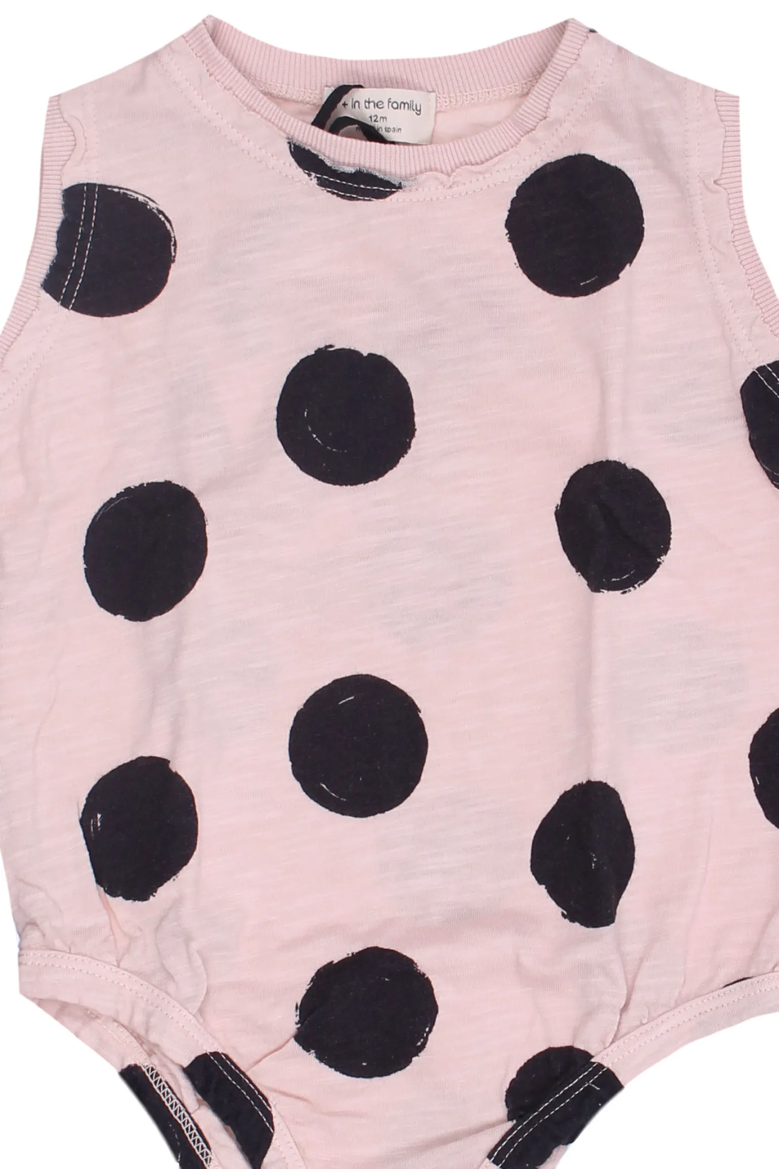 Pagliaccetto a pois in cotone