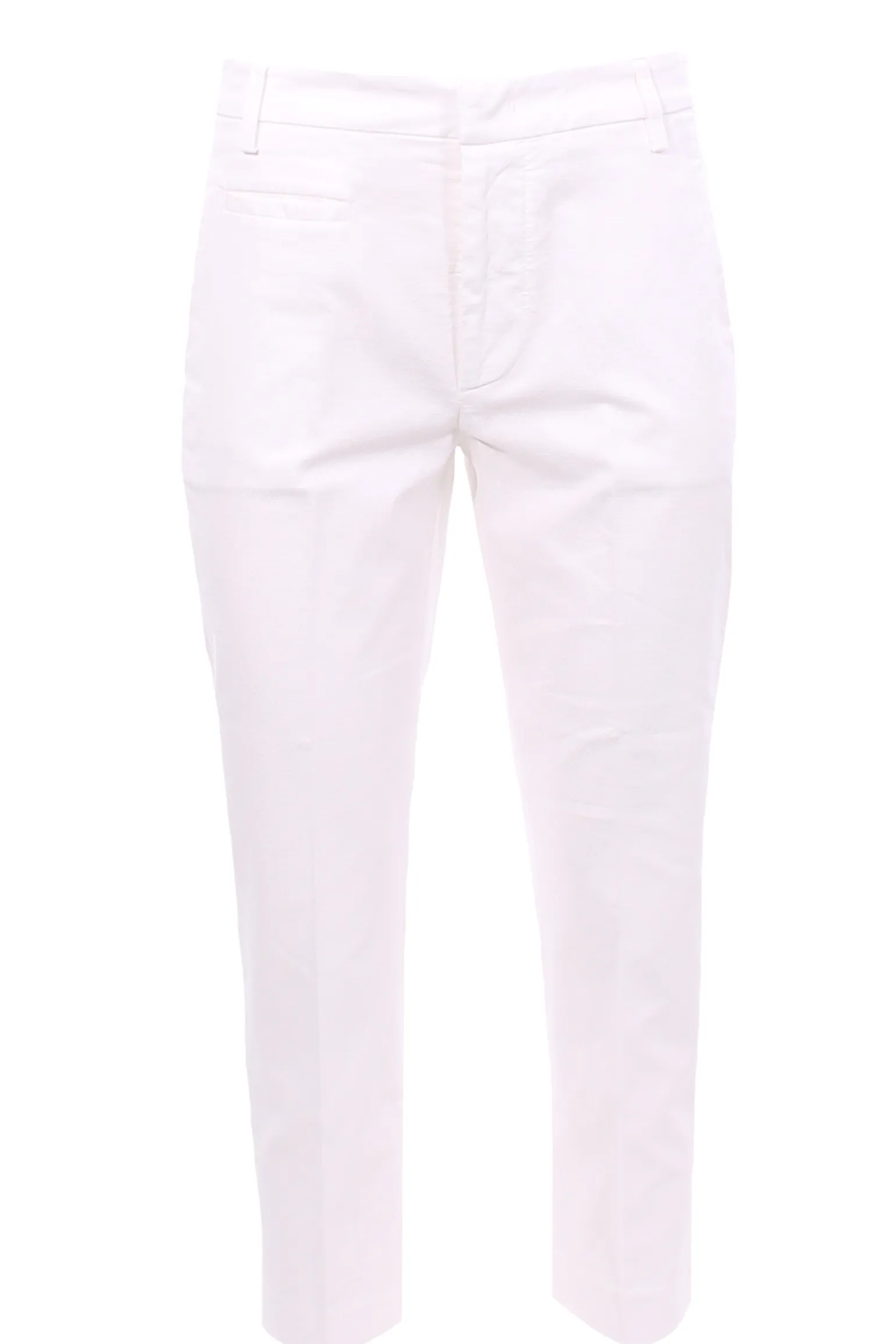 Pantalone ariel in cotone effetto micro nido d'ape