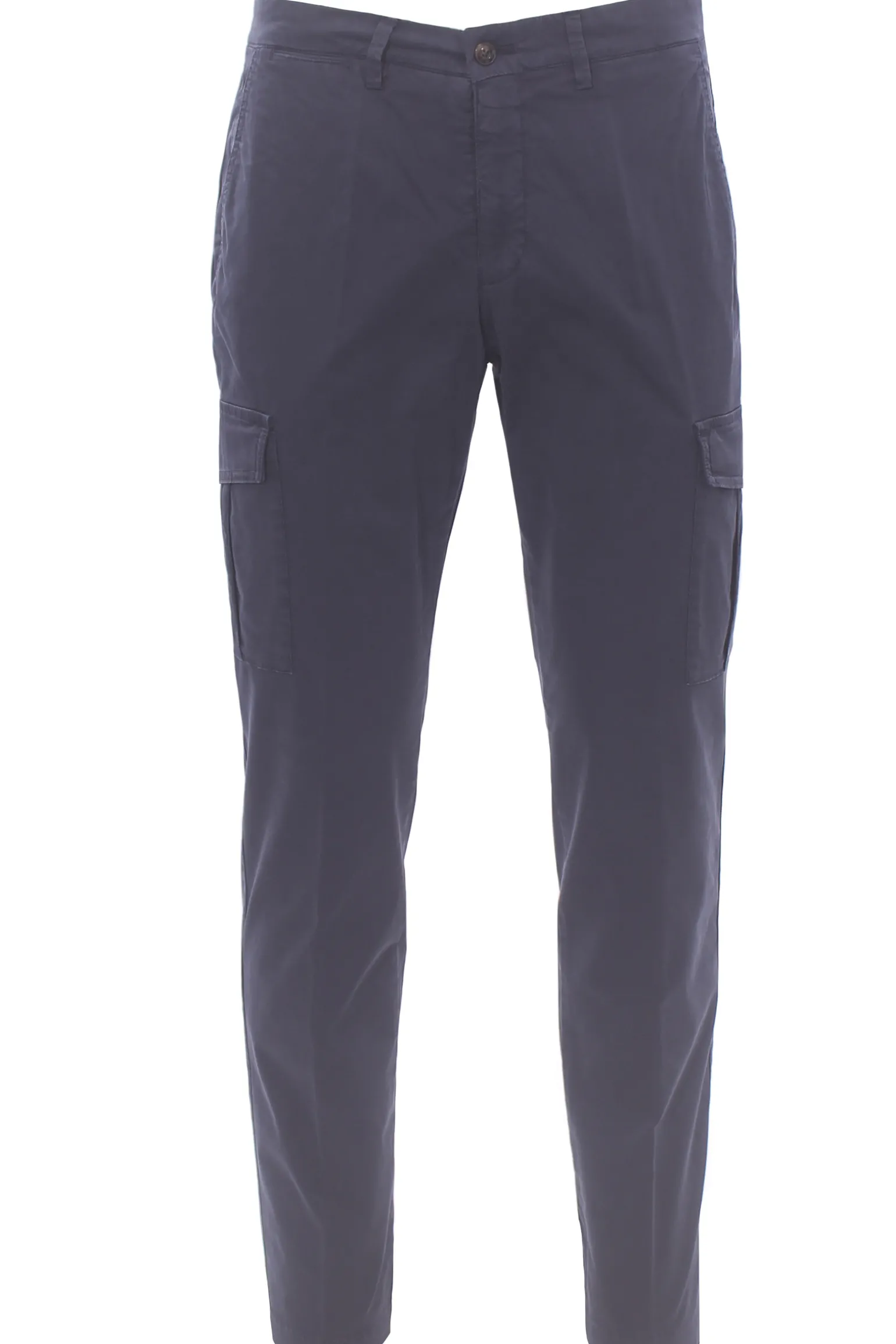 pantalone cargo in cotone stretch