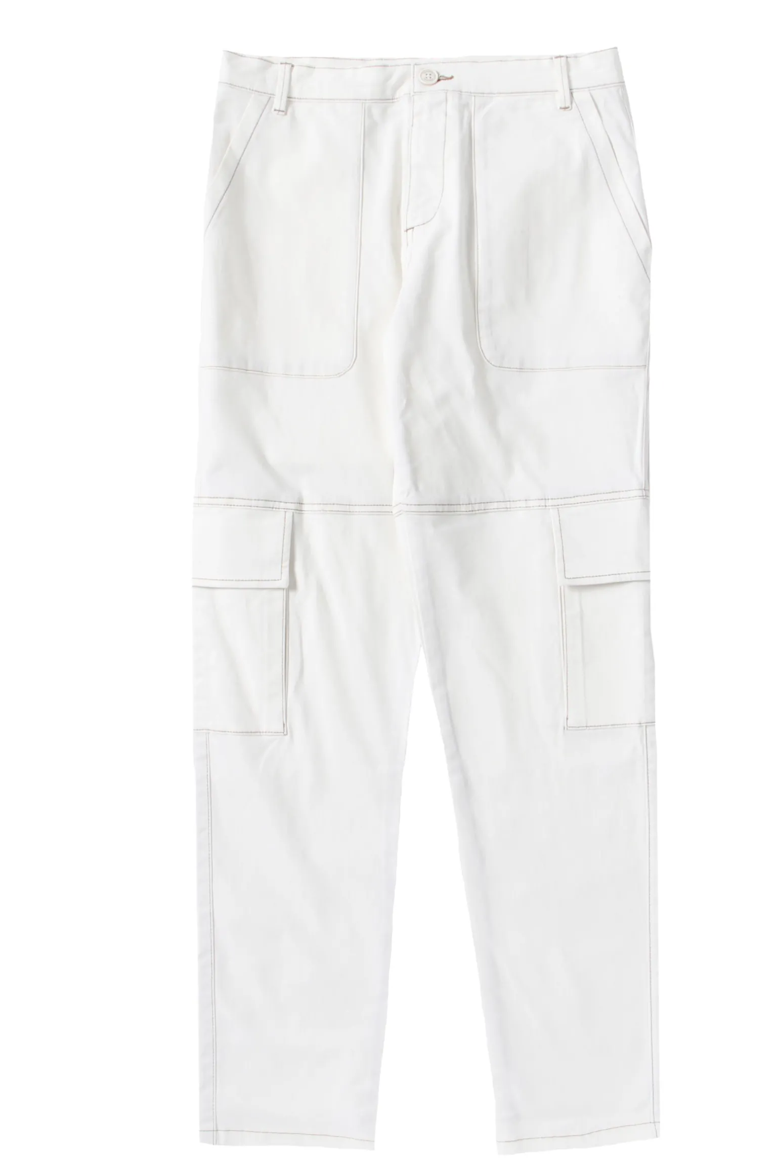 Pantalone cargo in cotone stretch