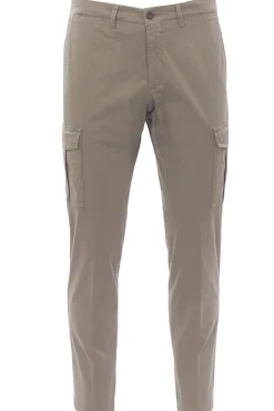 pantalone cargo in cotone stretch