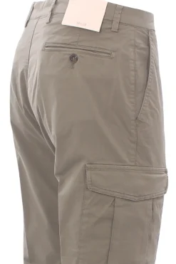 pantalone cargo in cotone stretch