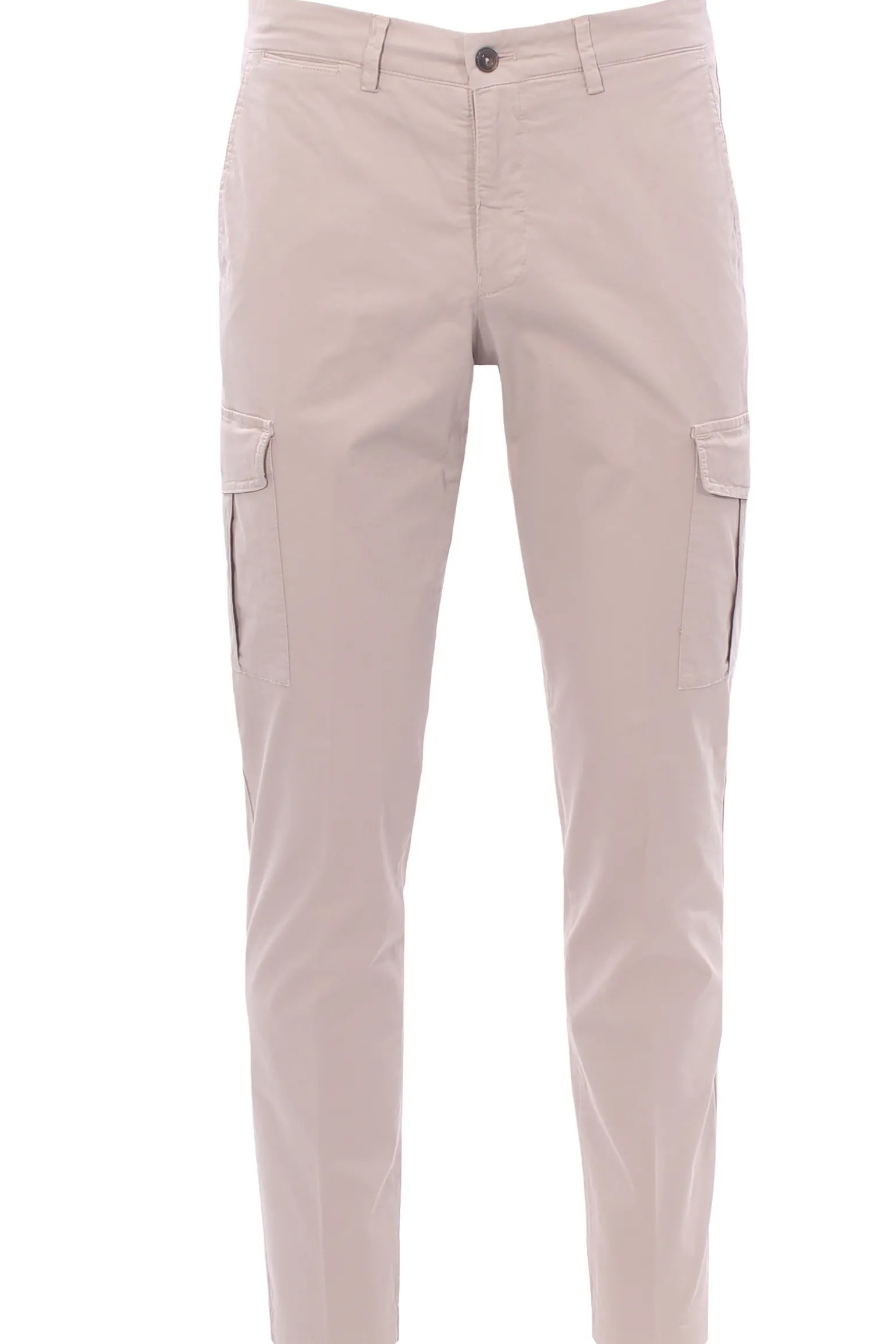 pantalone cargo in cotone stretch