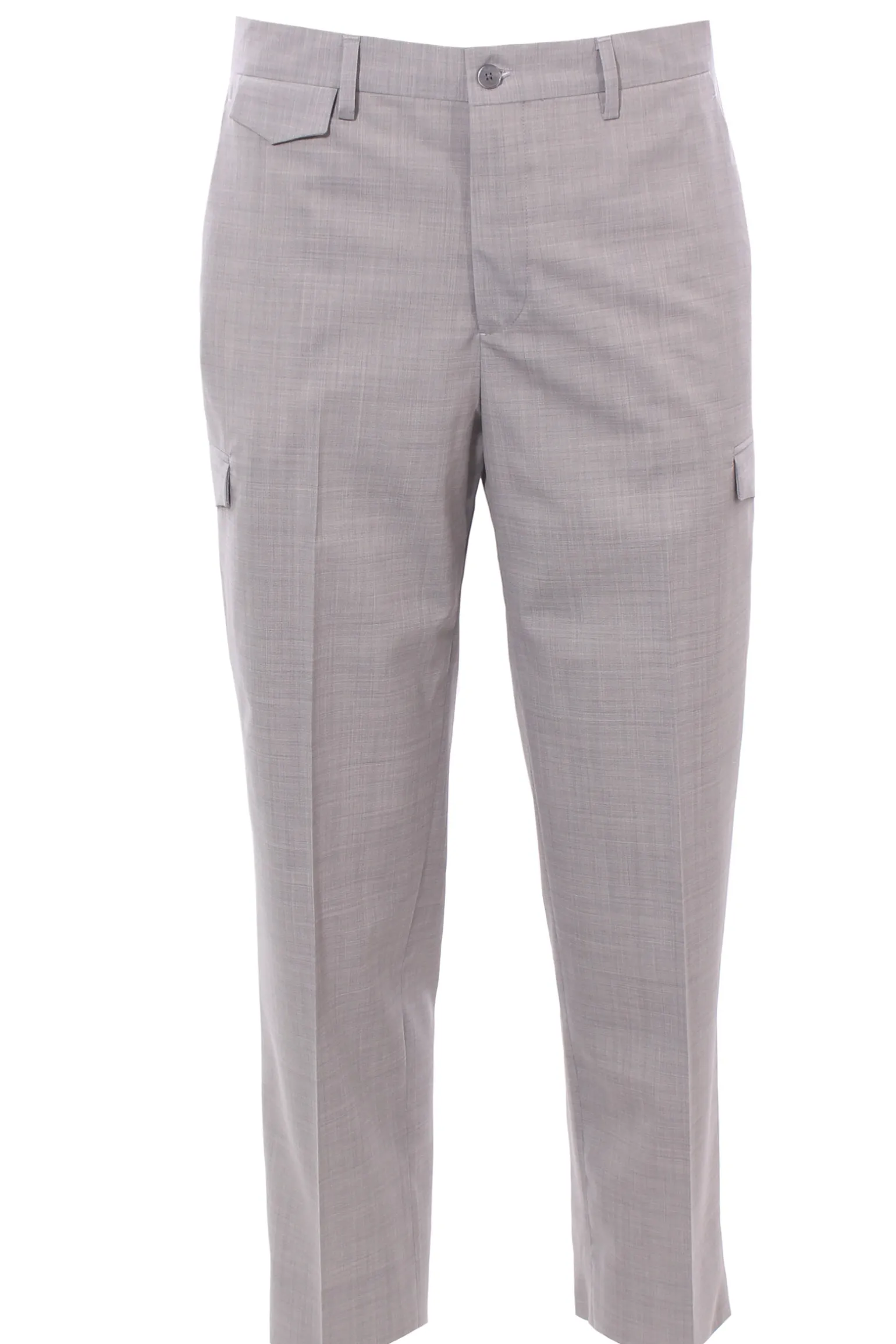 Pantalone cargo in fresco di lana