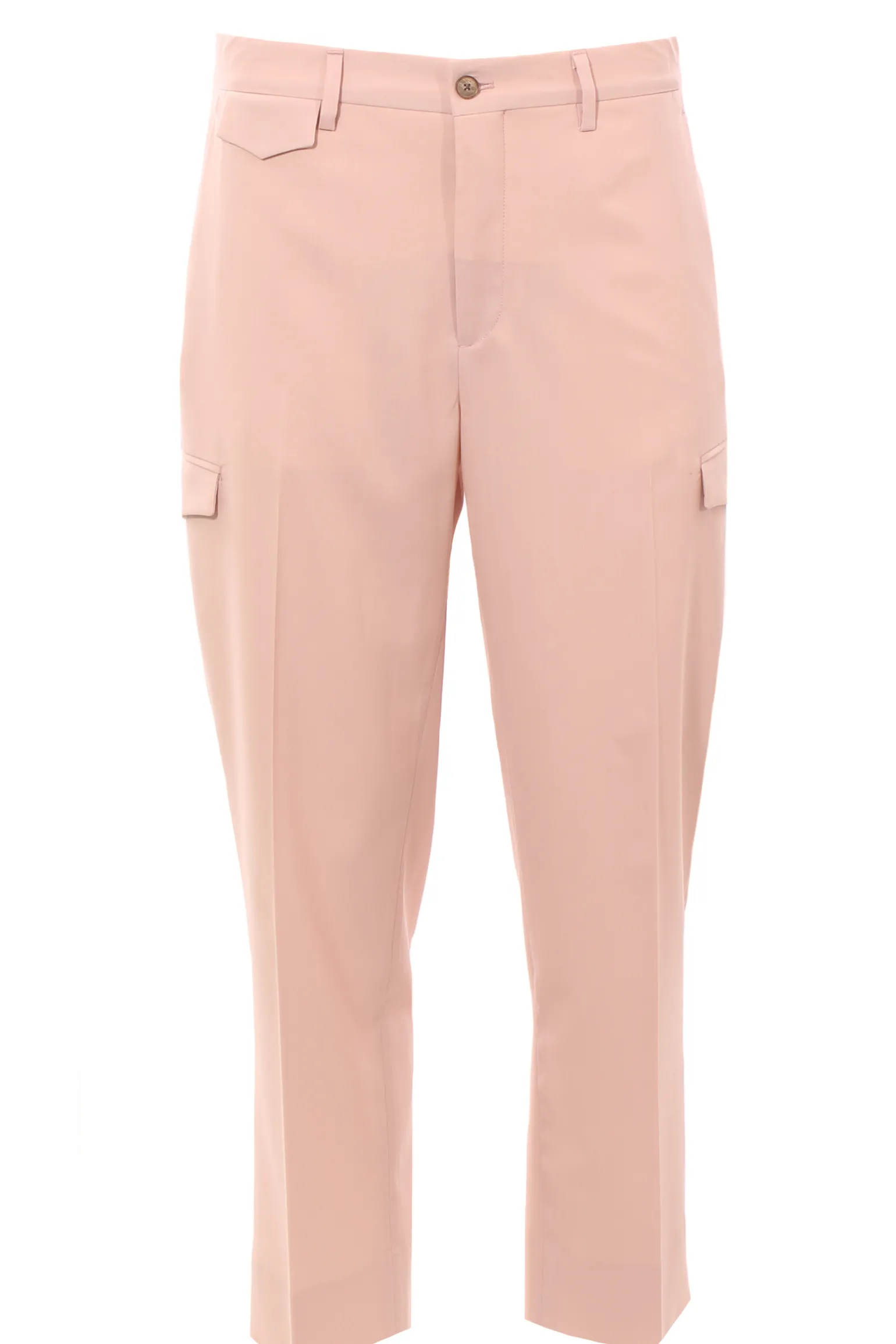 Pantalone cargo in fresco di lana