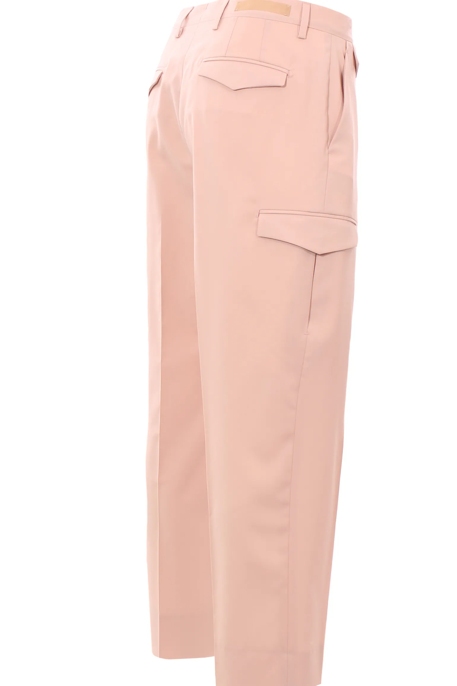 Pantalone cargo in fresco di lana
