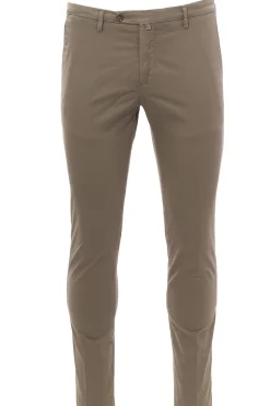 pantalone chino in cotone stretch
