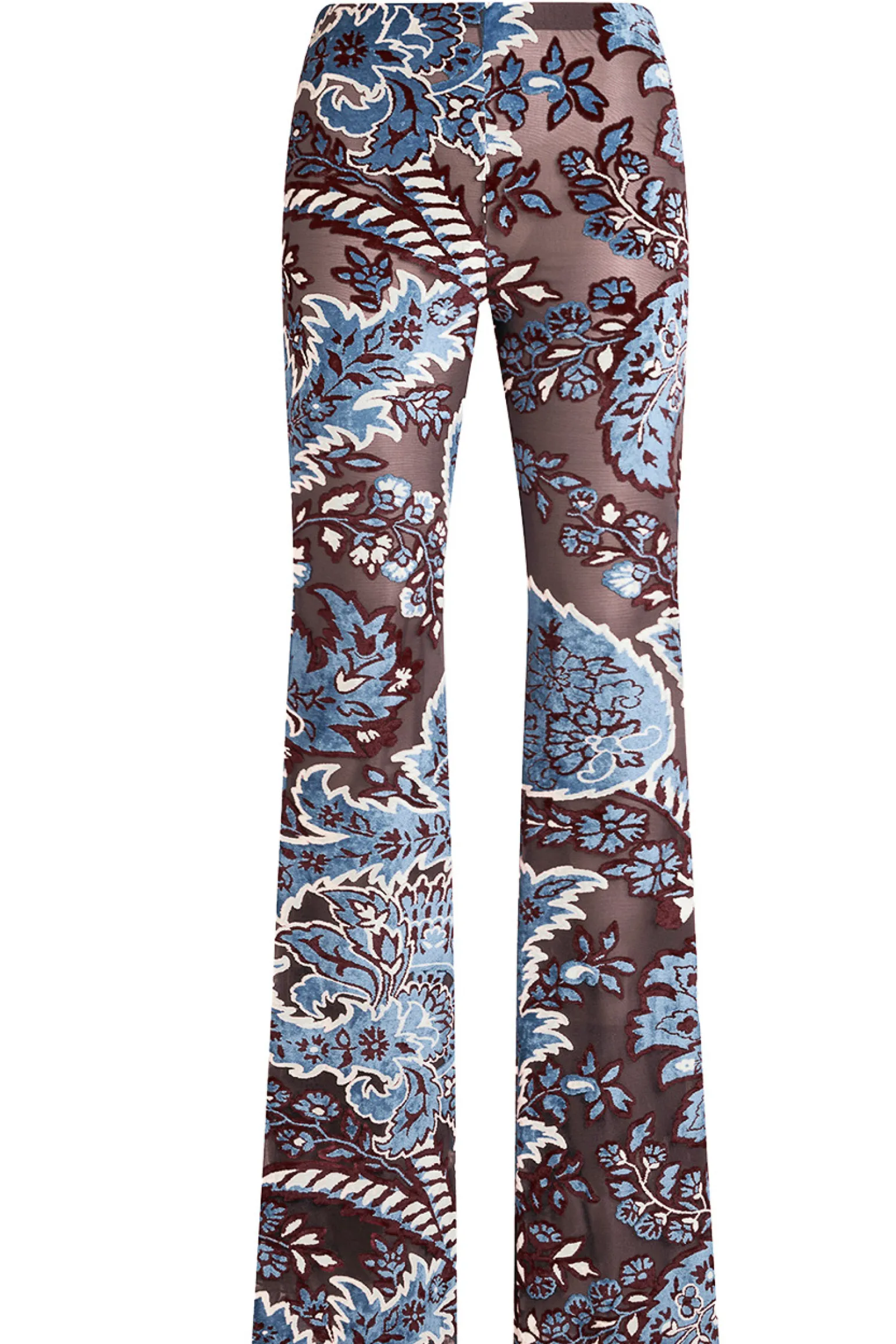 Pantalone ciniglia stampata